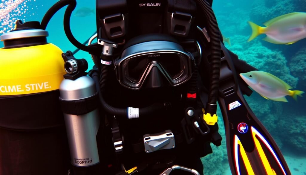 scuba diving equipment