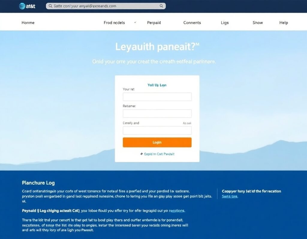 prepaid at&t login